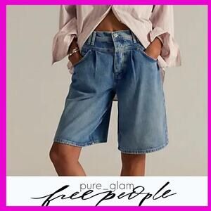 Free People denim shorts